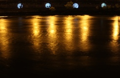 Jeu de lumière sur les quais